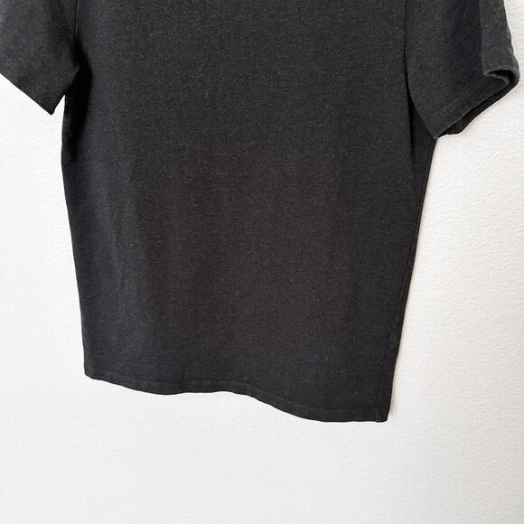 [Taylor Stitch] Charcoal Gray Crew Neck 100% Organic Cotton T-Shirt Sz Medium 40 - Picture 8 of 11